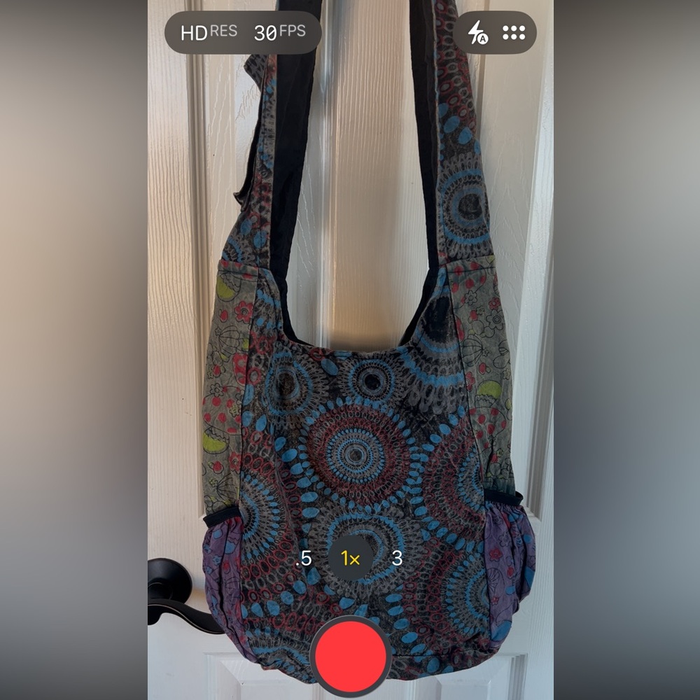 Kathmandu Collection Vintage Patchwork Hobo Bag - Picture 4 of 6
